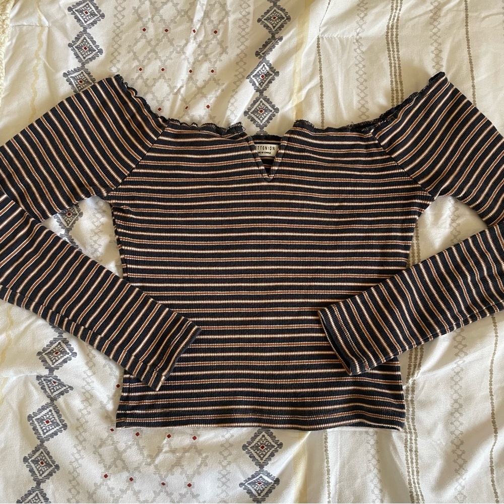 Cotton On - Off The Shoulder Long Sleeve